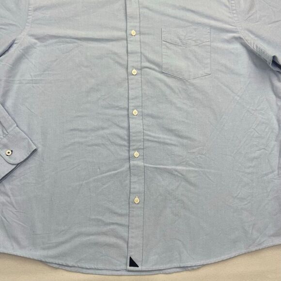 UNTUCKit Shirt Mens 3XL Blue Long Sleeve Collared Button Up Cotton - Picture 3 of 10